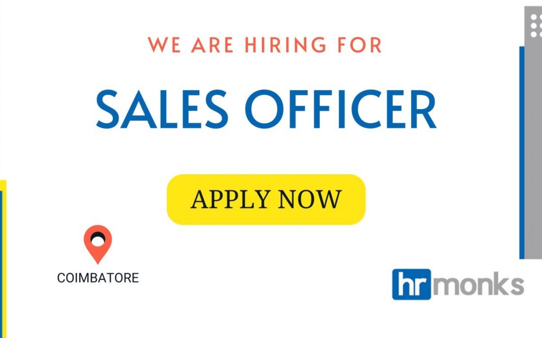 Sales Officer Required for a Leading Construction Material Company at Coimbatore, Tamil Nadu